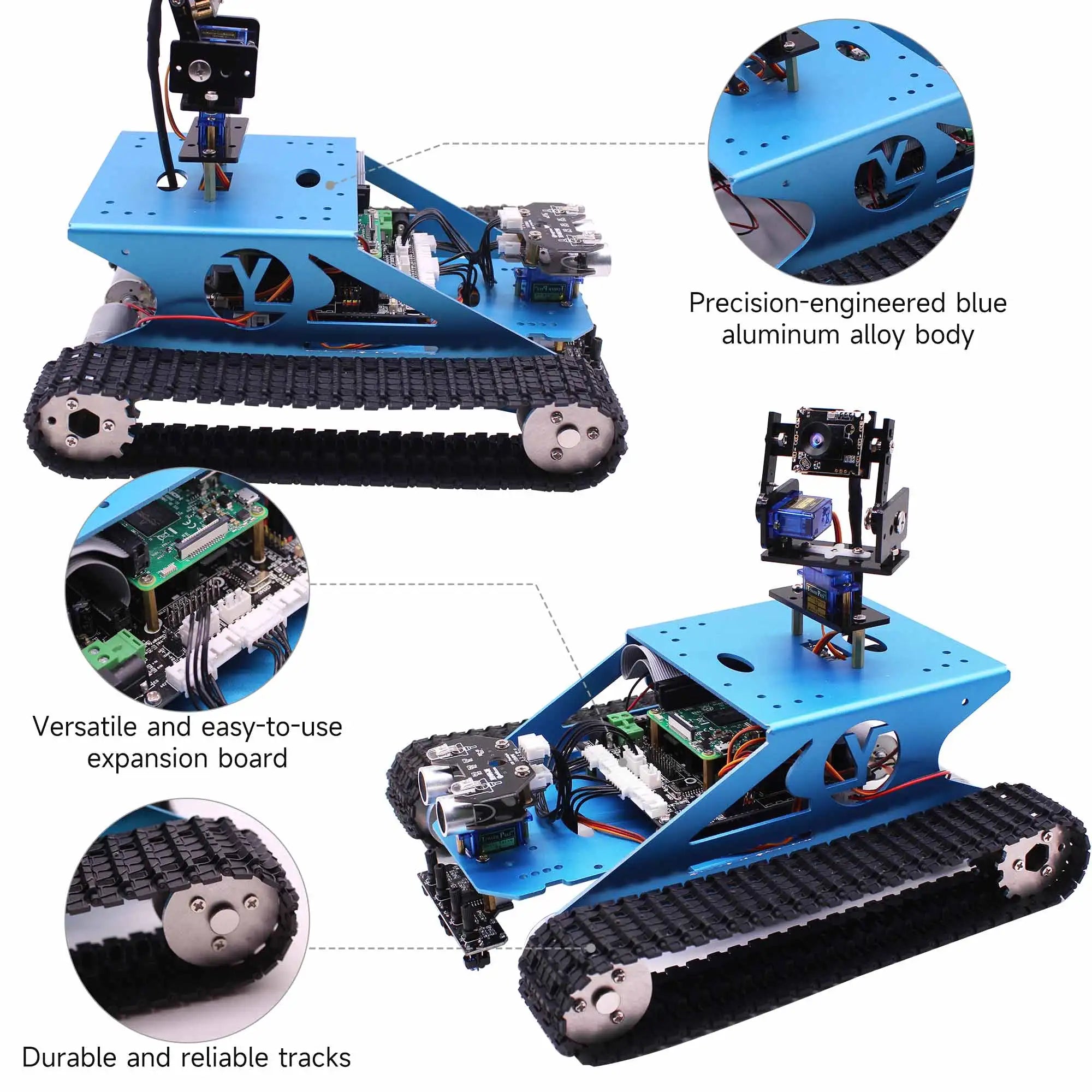 Kit Robot Réservoir Intelligent - Compatible Raspberry Pi 4B - Digital Store Kit éducatif de robotique programmable (Bras robotique programmable)