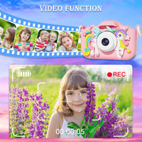 Appareil Photo Enfants KC06 - Double Caméra 1080P, Écran 2'' - Digital Store Appareil photo à impression instantanée et vidéo Full-HD