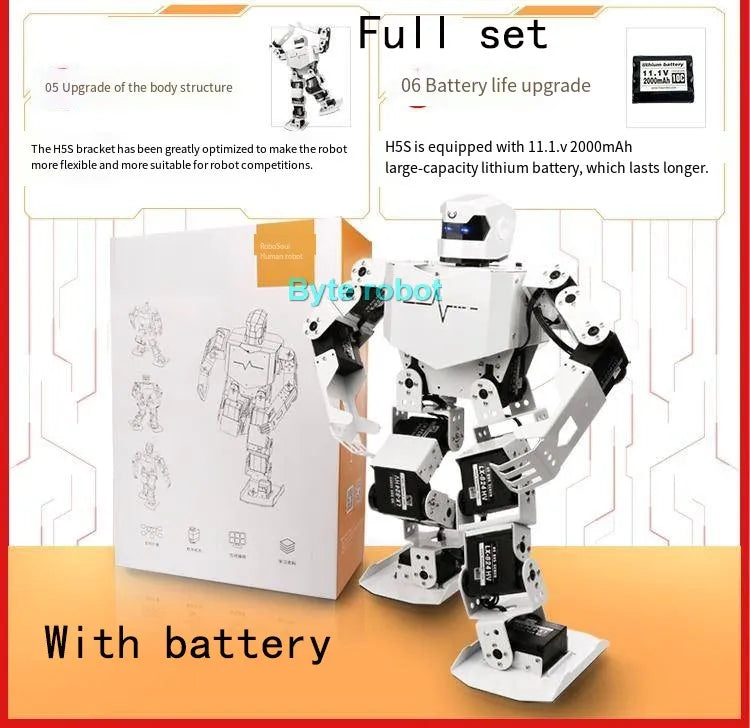 Robot Humanoïde 16 DOF RoboSoul H5S - Kit Éducatif Programmable - Digital Store robot éducatif