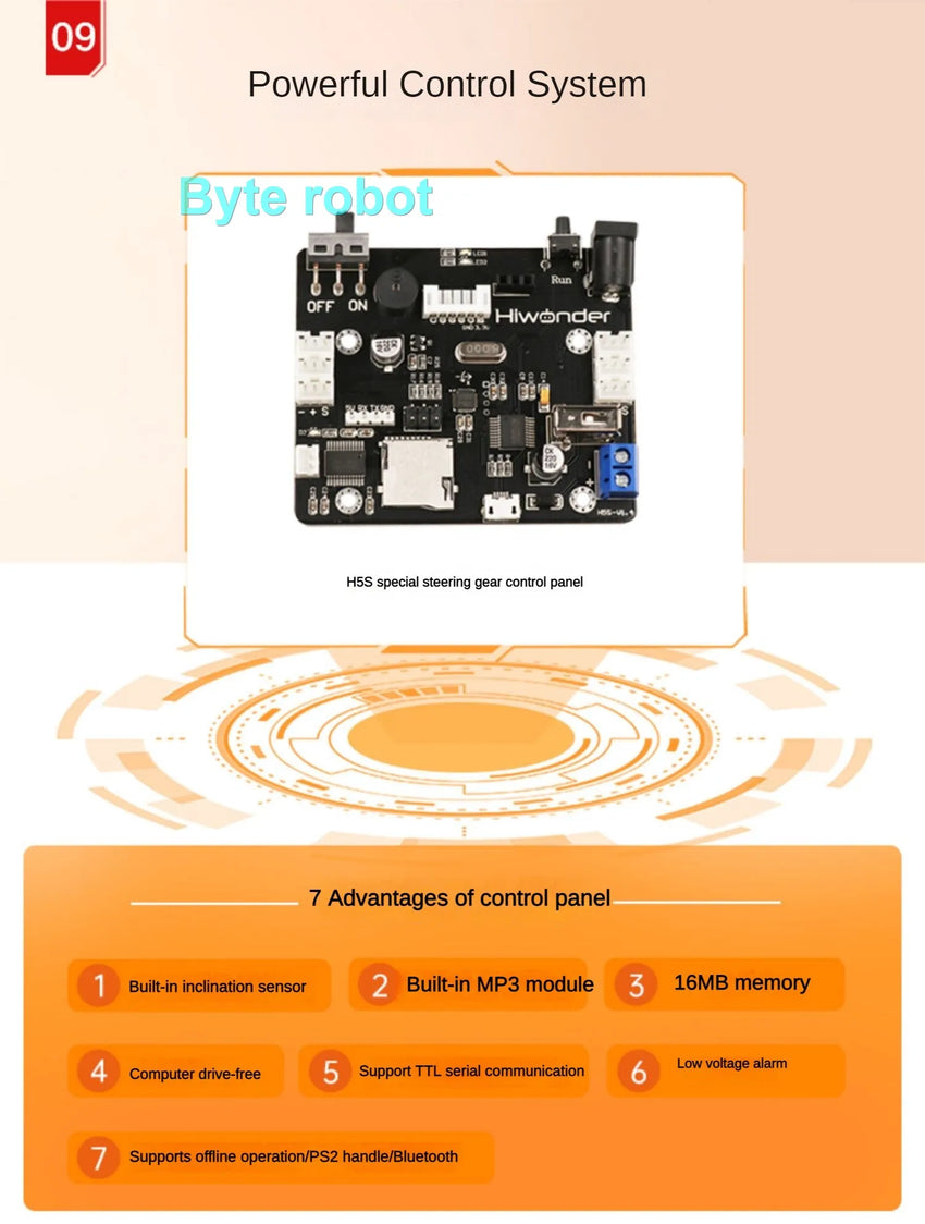 Robot Humanoïde 16 DOF RoboSoul H5S - Kit Éducatif Programmable - Digital Store robot éducatif