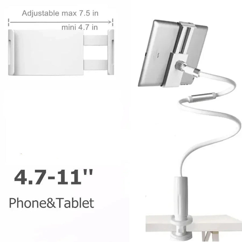 Support Universel Tablettes/Téléphones - Bras Ajustable Gooseneck - Digital Store Support pour tablettes et téléphones