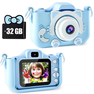 Caméra Numérique Enfants KC06 - 1080P, Double Caméra, 2''