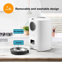 Distributeur Automatique de Nourriture pour Animaux 4,5L avec Minuterie | Gamelle Intelligente pour Chats et Chiens | Plateau en Métal | Alimentation Électronique Automatique - Digital Store Gamelles et mangeoires pour animaux de compagnie