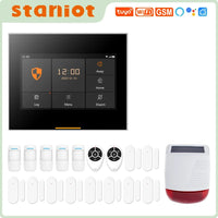 Staniot - Système d'Alarme Intelligent WiFi/GSM, Compatible Alexa - Digital Store système d'alarme