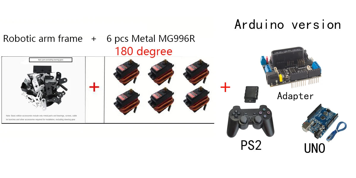 Bras Robotique Programmable YoufangSmart 6 DOF - Kit Arduino YoufangSmart