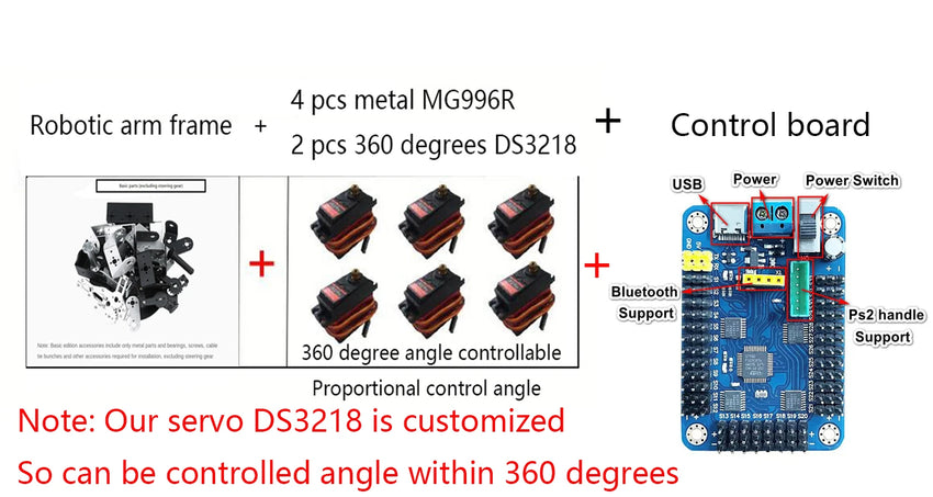 Bras Robotique Programmable YoufangSmart 6 DOF - Kit Arduino YoufangSmart