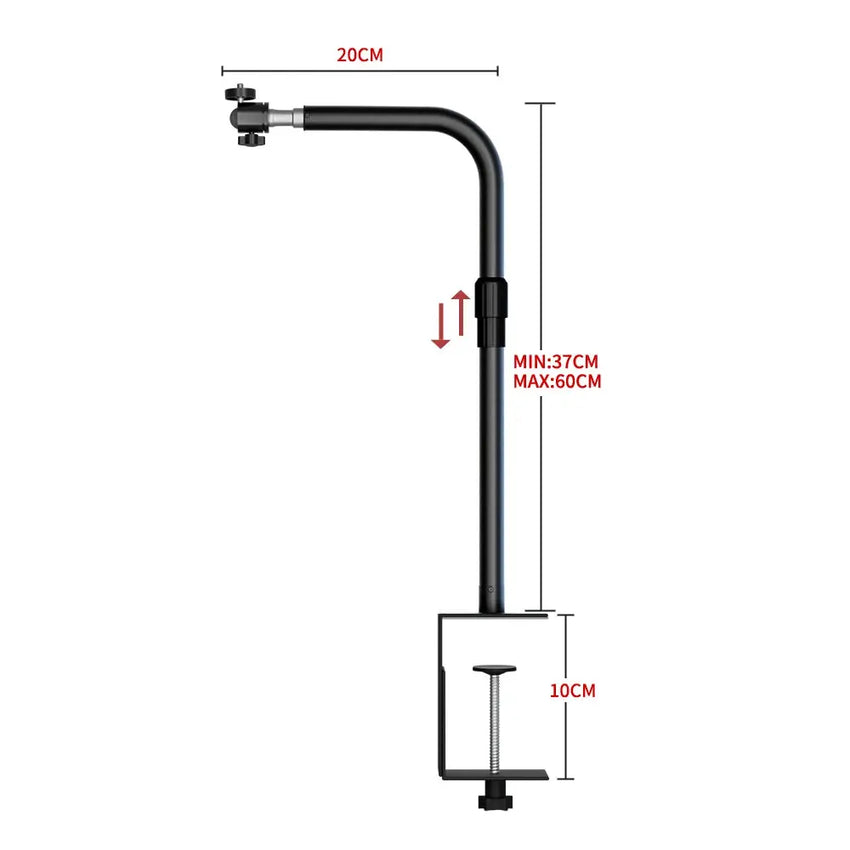 Support Bureau Flexible 50cm - Rotule, Charge 5kg - Digital Store Support pour tablettes et téléphones