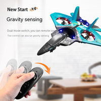 Avion Télécommandé pour Enfants V17 – Drone de Combat Antichoc en Mousse avec Ailes Fixes et Acrobaties - Digital Store drone