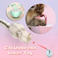 Jouet Interactif Intelligent pour Chat | Parapluie Laser Automatique | Recharge USB - Digital Store jouet animeaux