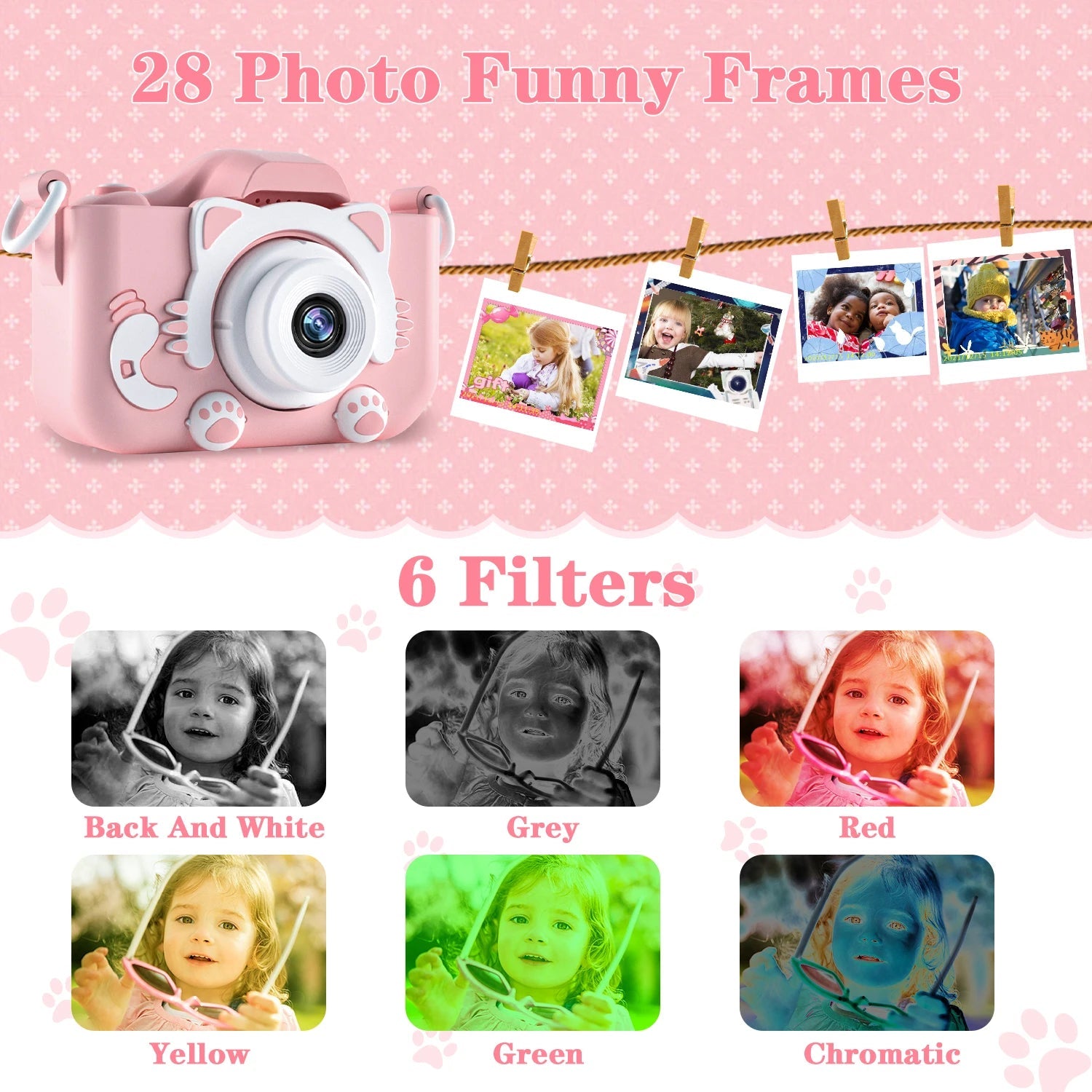 Caméra Numérique Enfants KC06 - 1080P, Double Caméra, 2'' - Digital StoreCaméra Numérique Enfants KC06 - 1080P, Double Caméra, 2''Digital Store5298537440849