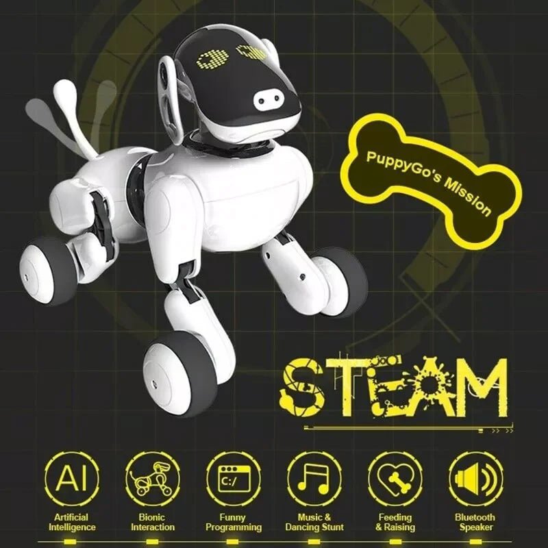 Chien Robot Programmable AI RC - Jouet Éducatif Interactif - Digital StoreChien Robot Programmable AI RC - Jouet Éducatif InteractifDigital Store4748601219884