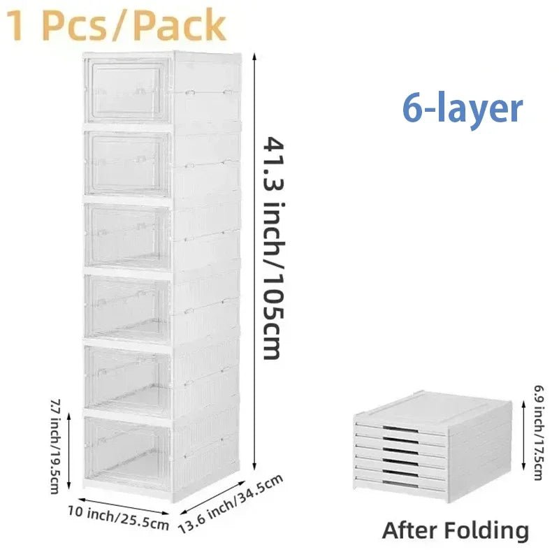 Organisateur de Chaussures Pliable - Rangement Empilable Transparent - Digital StoreOrganisateur de Chaussures Pliable - Rangement Empilable TransparentDigital Store5299628512766