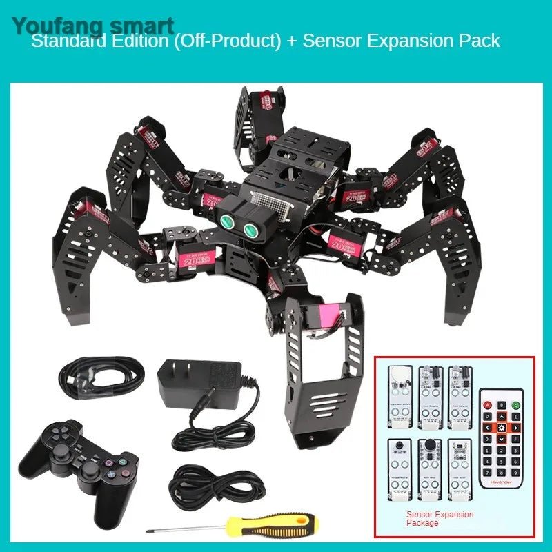 Robot Araignée 18 DOF YoufangSmart - Kit DIY Hexapode Arduino - Digital StoreRobot Araignée 18 DOF YoufangSmart - Kit DIY Hexapode ArduinoDigital Store4748989916993