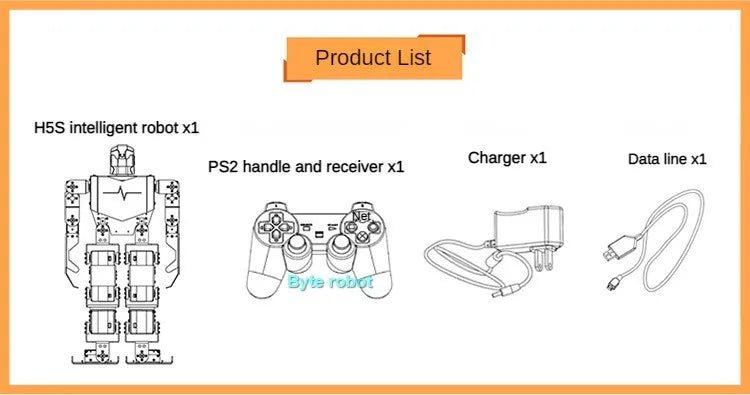 Robot Humanoïde 16 DOF RoboSoul H5S - Kit Éducatif Programmable - Digital StoreRobot Humanoïde 16 DOF RoboSoul H5S - Kit Éducatif ProgrammableDigital Store4749025774324