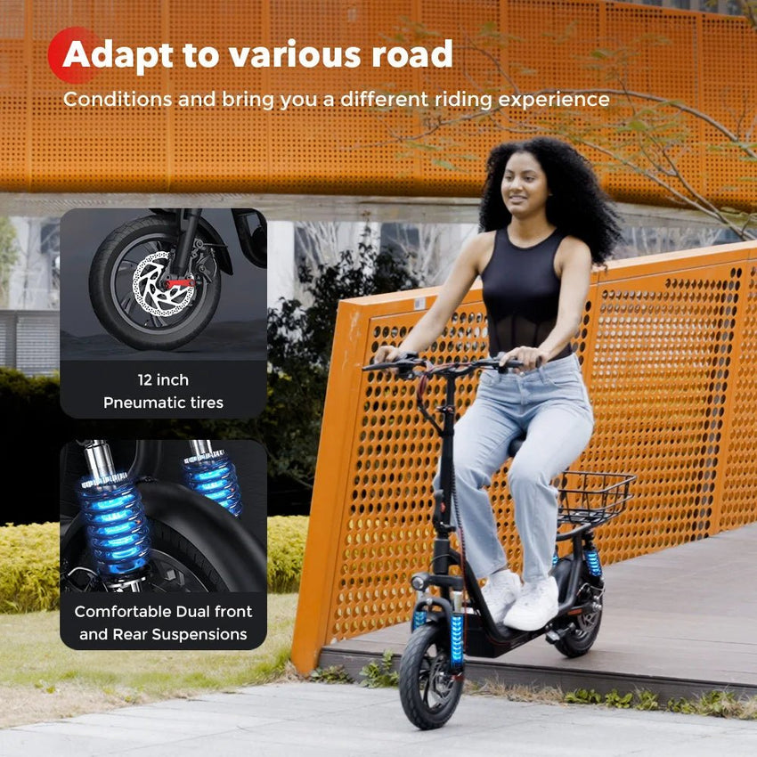 Scooter Électrique iScooter i12 - 500W, Pliable, 35 km d'Autonomie - Digital StoreScooter Électrique iScooter i12 - 500W, Pliable, 35 km d'AutonomieDigital Store4749048163068