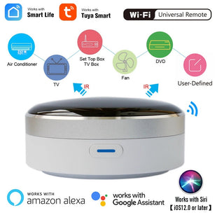 Smart Life - Télécommande Universelle WiFi+IR, Compatible Alexa